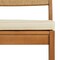 Alaterre Furniture Barton 5-Piece Patio Dining Set, Weather-Resistant Outdoor Dining Table, 4 Stackable Patio Chairs 80-OUTD-WD-DIN-SET1 - alternate 16