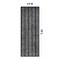 World Rug Gallery Bohemian Stripe Lines Shag Runner Rug 2 ft 3 in x 12 ft Anthracite WR128ANTHRACITE2X12 - alternate 9