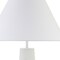 Homeroots 28" White Ceramic Table Lamp With White Cone Shade 524345 - alternate 7