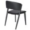 Leisuremod Aspen Collection Modern Dining Chair Black Frame in Black, 4PK ACBL51BL4 - alternate 10