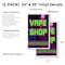 Signmission Vape Shop Lowest Prices Around, Vinyl Decals Only 24 Inch x 36 Inch, Vinyl Decal, 2PK DSB-2436-2PACK-VapeShopLowestPricesAroun - alternate 2