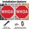 Signmission Whoa, 10 Inch X 10 Inch, Aluminum Metal Signs OC-A-10-63 - alternate 6