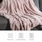 Lavish Home Faux Fur Blanket 60x80-Inch Queen Size Throw Blanket with Plush Faux Fur Front and Mink Back, Pink HT-THROW2-PINK - alternate 6