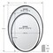 Gatco Flush Mount EZ Hanging 27.5" Framed Oval Mirror, Matte Black 1820MX - alternate 6