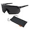 Ergodyne Matte Black Frame High Contrast Smoke Lens Safety Glasses, High Contrast Lens AEGIR-HC - alternate 1