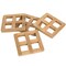 Homeroots set of four 3.00in Square Wood Coaster 478235 - alternate 1