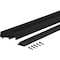M-D Building Products Building Products 2.25'' W. x 1.375'' H. x 36'' L. Aluminum Black Door Bottom 11823 - alternate 1
