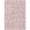 Homeroots 3' X 5' Pink Gray And Ivory Abstract Washable Indoor Outdoor Area Rug 600552 - alternate 8