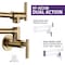Anzzi Braccia Series 24" Wall Mounted Pot Filler in Champagne Bronze KF-AZ258CB - alternate 10