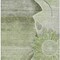 Homeroots 5' X 8' Artichoke Green And Gray Floral Washable Indoor Outdoor Area Rug 582231 - alternate 9