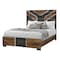 Global Furniture Usa Modern Optimus Brown/Black Queen Bed OPTIMUS-BRWN/BLK-QB - alternate 3