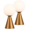 Jonathan Y Macie 11.75" Modern Minimalist Globe Rechargeable/Cordless Dimmable Integrated LED Table Lamp w, 2PK JYL7159D-SET2 - alternate 1