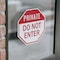 Signmission Private Do Not Enter, 6 inch X 6 inch, Vinyl Decal, 2PK OC-D-2PACK-6-137 - alternate 4