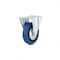 Richelieu Industrial Blue Elastic Rubber Caster, Fixed, with Plate, Blue F08337 - alternate 1