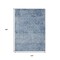 Homeroots 10' X 14' Blue And Ivory Abstract Washable Indoor Outdoor Area Rug 631592 - alternate 8