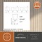 Vaxcel Lowell 5-Light Vanity Light, Matte Black, Clear Glass, 36.5-In. Wide W0591 - alternate 9