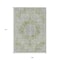 Homeroots 9' X 12' Olive Green Floral Medallion Washable Indoor Outdoor Area Rug 607912 - alternate 9