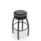 Holland Bar Stool Co 25" Los Angeles Kings Cushion Seat, Blk Wrinkle Base Swivel Bar Stool L8B125LAKing - alternate 1