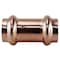 Apollo Coupling with Stop, 1/2 in, Press Fit, Copper, 300 psi Pressure, 50PK XPRC1250JR - alternate 1