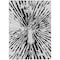 Homeroots 9' X 12' Ivory Black And Gray Abstract Washable Indoor Outdoor Area Rug 588014 - alternate 9
