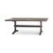 Homeroots 40" Brown Solid Wood Trestle Base Dining Table 380459 - alternate 1