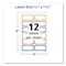 Avery Avery Kids Handwritten Identification Labels, 1.75 x 0.75, Borders: Blue, Orange, Yellow, PK60, 60PK 41442 - alternate 14