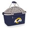 Picnic Time Family Of Brands NFL Los Angeles Rams - Metro Basket Collapsible Cooler Tote 645-00-138-334-2 - alternate 1