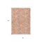 Homeroots 5' X 8' Salmon And Ivory Geometric Washable Indoor Outdoor Area Rug 612900 - alternate 9