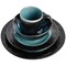 Gibson Elite Dragonstone 16 Piece Stoneware Reactive Glaze Dinnerware Set in Aqua 98998.16R - alternate 6