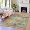 Homeroots 5' X 8' Gray Beige And Khaki Abstract Washable Indoor Outdoor Area Rug 630736 - alternate 7