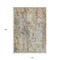 Homeroots 10' X 14' Terra Cotta Beige And Dark Gray Abstract Washable Indoor Outdoor Area Rug 605529 - alternate 9