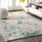Jonathan Y Contemporary POP Modern Abstract Vintage Faded Blue/Gray 3 ft. x 5 ft. Area Rug CTP103A-3 - alternate 1