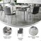 Flash Furniture HERCULES Heavy Duty Gray Vinyl Stack Chair with Arms, 4PK 4-XU-60154-GRY-VYL-GG - alternate 10