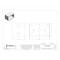 Raco Electrical Box, 67.3 cu in, Masonry Box Type, 3 Gangs, Galvanized Steel, Rectangular Shape 697 - alternate 4