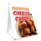 Signmission Beer Battered Cheese Curds, 24 Inch x 18 Inch A-frame Yard Sign, Plastic Sign SBC-1824-Beer Battered Cheese Curds - alternate 1
