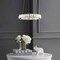 Jonathan Y Reese 15.7" Adjustable Integrated LED Metal/Crystal Pendant, Chrome/Clear JYL7218A - alternate 15