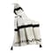 Homeroots 60" X 50" Black and White Woven Cotton Striped Throw Blanket with Tassels 516485 - alternate 9