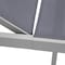 Leisuremod Marlin Patio Chaise Lounge Chair with Grey Aluminum Frame, Dark Grey MLGR-77DGR - alternate 9