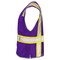 Dome75 Hi-Vis Safety Vest 4X/5X Class Non-ANSI/Enhanced Visibility , Zipper 6 Pockets, 2 Mic Tab DV2183 - alternate 6
