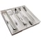 Dial Industries Utensil Tray 2in H X 23in W X 18in D Plastic Adjustable White 2544 - alternate 5