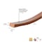 M-D Building Products 3/16 in. x 3/8 in. x 17 ft. Brown Foam Window Seal for Small Gaps 02790 - alternate 5