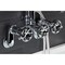 Kingston Brass Wall Mount Clawfoot Tub Faucet, Polished Chrome AE8451RX - alternate 4