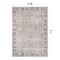 World Rug Gallery Gray Flatweave Rug - Washable Vintage Style, Neutral for Any Room 5 ft x 7 ft WR173GRAY5X7 - alternate 9