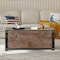 Vintiquewise Rustic Wooden Storage Trunk Bench for Decortive Organization or Seating QI004861.L - alternate 6