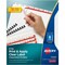 Avery Dividers, Unpnchd, 8Tab, White 5PK AVE11432 - alternate 1