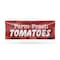 Signmission Farm Fresh Tomatoes, 18 Inch x 48 Inch, Vinyl Banner B-30618 - alternate 1