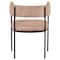 Leisuremod Cyril Collection Modern Chair in Light Brown Velvet, 4PK CDC22LBR4 - alternate 10