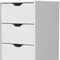 Homeroots 18" White Five Drawer Dresser 518027 - alternate 5