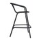 Flash Furniture Lila  Commercial Grade Black Rattan Indoor-Outdoor Restaurant Barstool, PK4 4-SDA-AD632032R-BK-GG - alternate 16