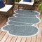 Jonathan Y Jasper Modern Rustic Abstract Blue/Cream 4 ft. x 6 ft. Indoor/Outdoor Shaped Area Rug SHP101C-4 - alternate 7